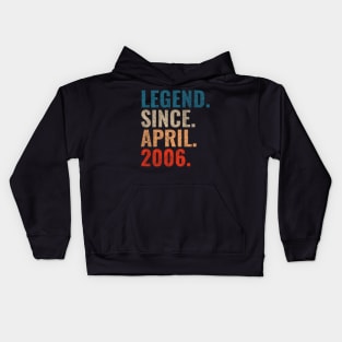 Legend since April 2006 Retro 2006 Kids Hoodie